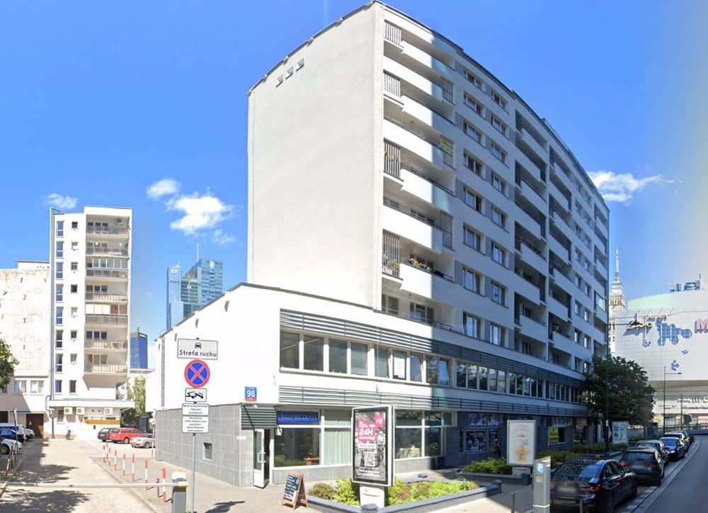 Budynek SBM „Równość”, ul. Chmielna 98 w Warszawie Budynek SBM "Równość" przy ul. Chmielnej 98 w Warszawie